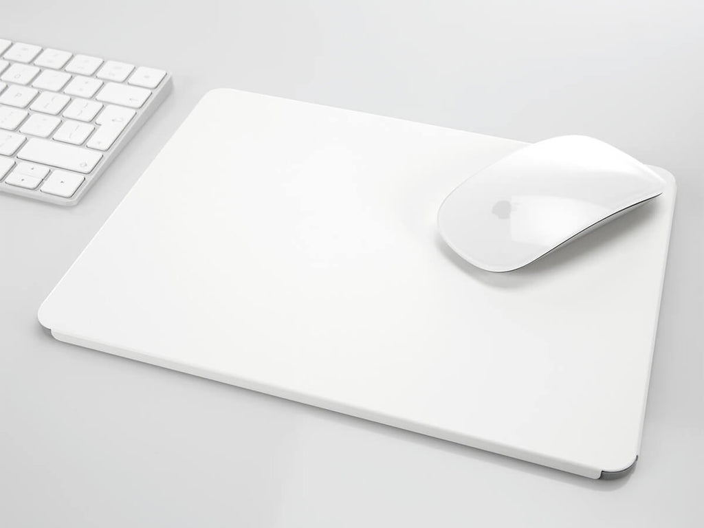 White mousepad for Apple Magic Mouse